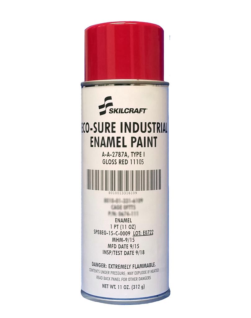 ECO SURE ENAMEL A-A-2787 GLOSS RED 11105
