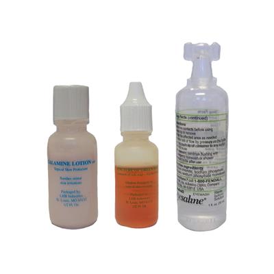 Liquid kit - Calamine, Eye Wash, Green Soap